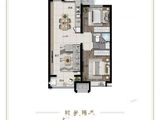 皓顺琨御_2室2厅1卫 建面83平米