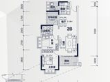 鼎峰公园豪庭_2室2厅1卫 建面89平米