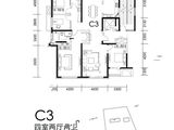 俪景嘉园_4室2厅2卫 建面195平米