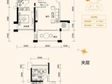 骏景湾品峰_2室2厅1卫 建面91平米
