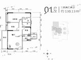 恒富广场_3室2厅2卫 建面130平米