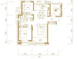 昆仑御_3室2厅1卫 建面120平米