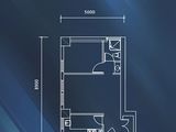 泾渭国际中心_1室1厅1卫 建面60平米