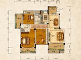 国悦九曲湾_3室2厅2卫 建面130平米