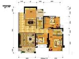 昌泰茗城_3室2厅2卫 建面96平米