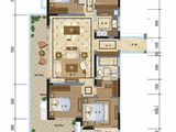 绿城春江明月_4室2厅2卫 建面139平米