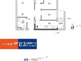 万科大都会花样_3室2厅1卫 建面79平米