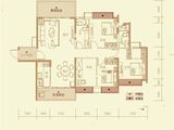 河源市商业中心坚基美丽城_4室2厅2卫 建面141平米