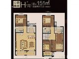 中海英伦观邸_4室2厅3卫 建面151平米