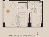 企业公馆_2室2厅2卫 建面160平米