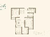 名门翠园_3室2厅1卫 建面91平米