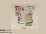 龙吟世家_2室2厅1卫 建面75平米