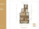 龙湖天宸原著_4室2厅4卫 建面150平米