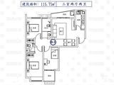 锦美南华府_3室2厅2卫 建面115平米
