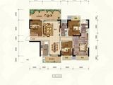 华夏院子_4室2厅2卫 建面125平米