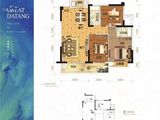 大唐盛世_3室2厅2卫 建面123平米