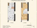 南宁恒大国际中心_1室2厅1卫 建面57平米