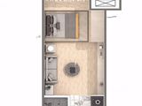 宝能国际会展城_A户型 28㎡ 建面28平米