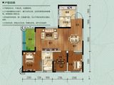 中央公园_3室2厅2卫 建面104平米