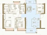 锦绣四季花园_3室2厅2卫 建面85平米