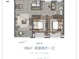 融创长江映_2室2厅1卫 建面89平米