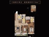 龙城金茂府_3室2厅2卫 建面114平米