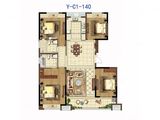蓝光锦澜府_4室2厅2卫 建面150平米