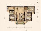云锦里_3室2厅1卫 建面112平米
