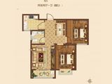 西海岸花好月圆_2室2厅1卫 建面80平米