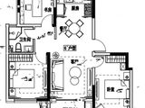 高实景苑_3室2厅1卫 建面100平米