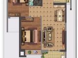天天天蓝_2室2厅1卫 建面69平米