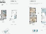 三盛雅居乐璞悦长滩_3室2厅2卫 建面87平米