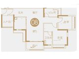保利天汇_2室2厅2卫 建面88平米