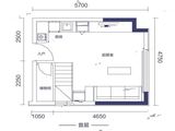 中电银河湾2期“未来别墅”_1室1厅1卫 建面60平米