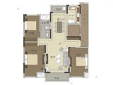 建业城_3室2厅1卫 建面120平米