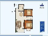 雎洲苑_2室2厅1卫 建面96平米