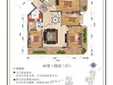 仁达汇银湾_4室2厅2卫 建面155平米