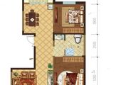 隆光西萃芳庭_2室2厅1卫 建面118平米