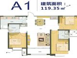 琨朗翰林华府_3室2厅2卫 建面119平米