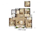 雅居乐万科中央公园_4室2厅2卫 建面143平米
