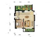瑛晟花园小镇_1室1厅1卫 建面70平米