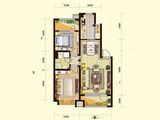 富景学府新城_2室2厅1卫 建面78平米