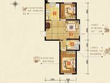 雷凯铂庭_2室2厅1卫 建面77平米
