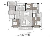 上湾璟园_4室2厅2卫 建面147平米