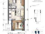 龙湖唐宁ONE_1室1厅1卫 建面37平米