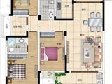 凤凰新城_3室2厅2卫 建面131平米