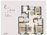 和欣国际花园_3室2厅2卫 建面131平米