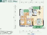澳海文澜府_3室2厅2卫 建面122平米