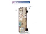 运河一号_1室1厅1卫 建面42平米