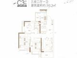 新力睿园_3室2厅1卫 建面93平米